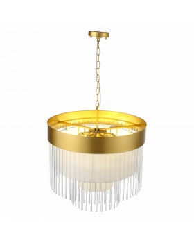 SL1352.203.09 Люстра подвесная ST-Luce Золотистый/Белый, Прозрачный E14 9*40W Aversa-foto4