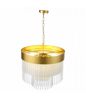 SL1352.203.09 Люстра подвесная ST-Luce Золотистый/Белый, Прозрачный E14 9*40W Aversa-foto4