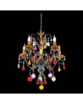 SL426.763.05 Люстра подвесная ST-Luce Разноцветный E14 5*40W JOANNA-foto20