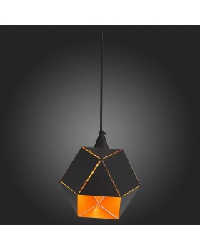 SL258.403.01 Светильник подвесной ST-Luce Черный/Черный, Золото E14 1*40W ENIGMA-foto8