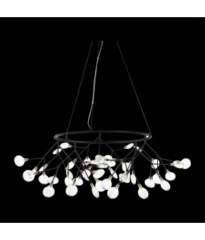 SL411.433.45 Люстра подвесная ST-Luce Черный/Прозрачный G4 45*1,5W RICCARDO-foto7