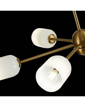 SL1180.202.06 Люстра потолочная ST-Luce Золотистый/Белый E14 6*40W TREVISO-foto6