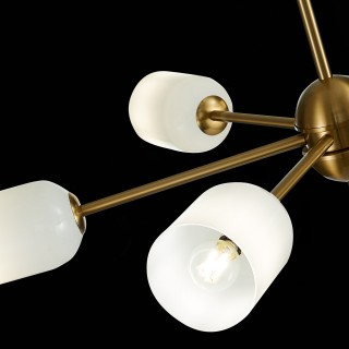 SL1180.202.06 Люстра потолочная ST-Luce Золотистый/Белый E14 6*40W TREVISO-foto6