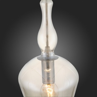 SL364.103.01 Подвес ST-Luce Хром/Янтарный E14 1*40W BIORNO-foto9