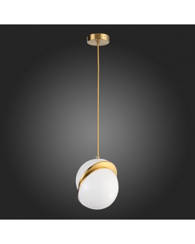 SL1164.303.01 Светильник подвесной ST-Luce Латунь/Белый E27 1*60W LAICO-foto8