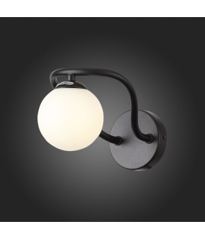 SL1502.401.01 Светильник настенный ST-Luce Черный/Белый G9 1*5W LEGATEZZA-foto12