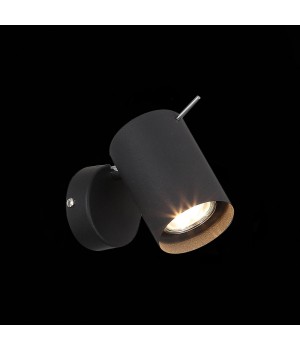 SL597.401.01 Спот ST-Luce Черный, Хром/Черный GU10 LED 1*3W FANALE-foto3