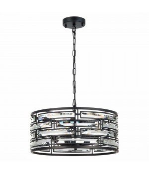 SL665.403.06 Люстра подвесная ST-Luce Черный/Черный, Прозрачный E14 6*40W CHIAREZZA-foto2