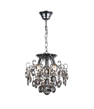 SL846.102.03 Люстра подвесная ST-Luce Темный хром/Тонированный черный E14 3*40W ORECCHINI-foto16