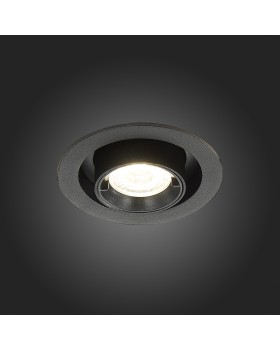 ST702.348.12 Св-к встр. Черный LED 1*12W 4000K 900Lm Ra80 24° IP20 D90xH92 180-240V ST702-foto5