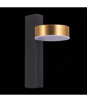 SL6000.301.01 Светильник настенный ST-Luce Черный/Латунь LED 1*7W 3000K PANCES-foto5