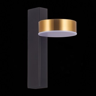 SL6000.301.01 Светильник настенный ST-Luce Черный/Латунь LED 1*7W 3000K PANCES-foto5
