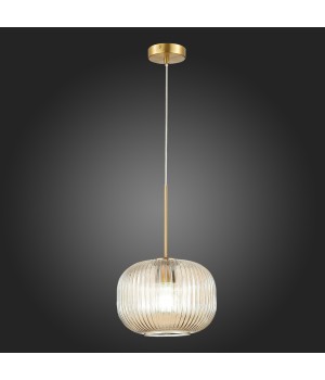 SL1154.313.01 Подвес ST-Luce Латунь/Коньячный E27 1*60W GRAN-foto7