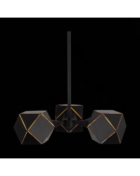 SL258.402.03 Люстра потолочная ST-Luce Черный/Черный, Золото E14 3*40W ENIGMA-foto6