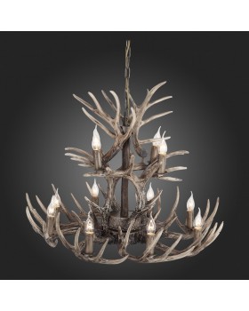 SL154.703.12 Люстра подвесная ST-Luce Серый E14 12*40W CORNA-foto9