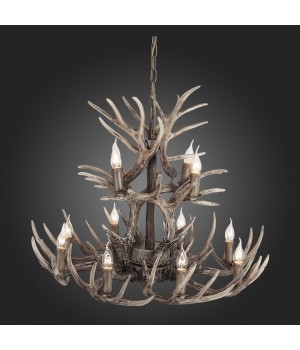 SL154.703.12 Люстра подвесная ST-Luce Серый E14 12*40W CORNA-foto9