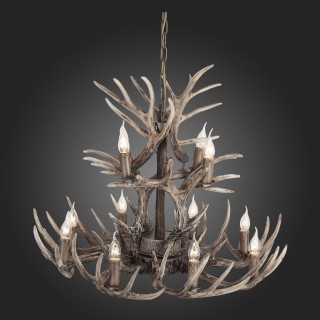 SL154.703.12 Люстра подвесная ST-Luce Серый E14 12*40W CORNA-foto9