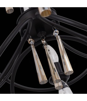 SL335.303.09 Люстра подвесная ST-Luce Коричневая бронза E14 9*60W ANEVITA-foto7