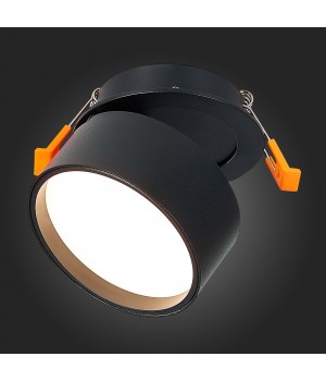 ST651.438.09 Встраиваемый поворотный светильник Черный LED 1*9W 3000K 720Lm Ra>90 120° IP20 D85xH68 170-240VV ST651-foto3