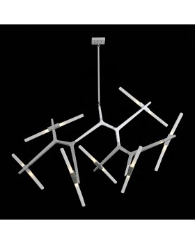 SL947.102.14 Люстра потолочная ST-Luce Серебристый/Белый G9 14*5W LACONICITA-foto10