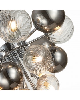 SL1124.102.10 Люстра потолочная ST-Luce Хром/Дымчатый,Прозрачный G9 10*5W (из 2-х коробок) VINETTO-foto11