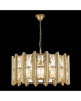 SL1623.203.08 Люстра подвесная ST-Luce шампань/шампань, прозрачный E14 8*40W CORSIA-foto4