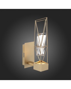 SL815.201.01 Бра ST-Luce Матовое золото/Матовое золото, Прозрачный LED 1*6W 4000K PROGETTO-foto12