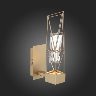 SL815.201.01 Бра ST-Luce Матовое золото/Матовое золото, Прозрачный LED 1*6W 4000K PROGETTO-foto12