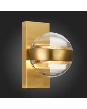 SL1156.301.01 Светильник настенный ST-Luce Латунь/Прозрачный G9 1*5W BALA-foto5