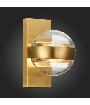 SL1156.301.01 Светильник настенный ST-Luce Латунь/Прозрачный G9 1*5W BALA-foto5