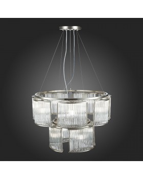 SL1627.103.11 Люстра подвесная ST-Luce Хром/Прозрачный E14 11*40W Velletri-foto3