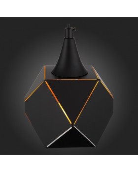 SL258.403.01 Светильник подвесной ST-Luce Черный/Черный, Золото E14 1*40W ENIGMA-foto9
