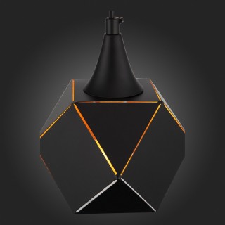 SL258.403.01 Светильник подвесной ST-Luce Черный/Черный, Золото E14 1*40W ENIGMA-foto9