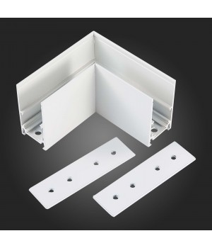 ST007.519.00 Угол-соединитель для подвесного / накладного магнитного шинопровода ST-Luce Белый ST007-foto3