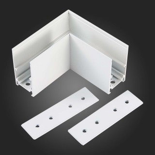 ST007.519.00 Угол-соединитель для подвесного / накладного магнитного шинопровода  ST-Luce Белый ST007-foto3