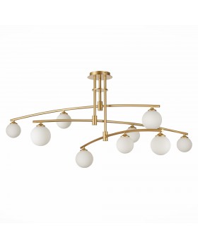 SL1208.302.09 Светильник потолочный ST-Luce Золотистый/Белый G9 9*5W SEMBRARE-foto2