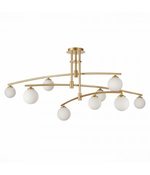 SL1208.302.09 Светильник потолочный ST-Luce Золотистый/Белый G9 9*5W SEMBRARE-foto2
