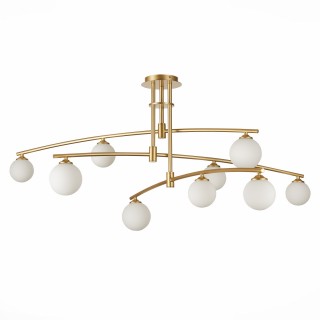 SL1208.302.09 Светильник потолочный ST-Luce Золотистый/Белый G9 9*5W SEMBRARE-foto2