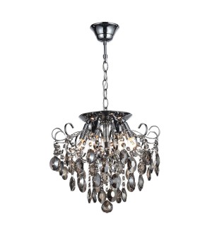 SL846.102.06 Люстра подвесная ST-Luce Темный хром/Тонированный черный E14 6*40W ORECCHINI-foto16