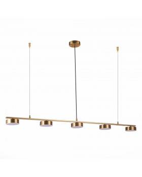 SL6000.303.05 Светильник подвесной ST-Luce Латунь/Латунь LED 5*7W 3000K PANCES-foto2