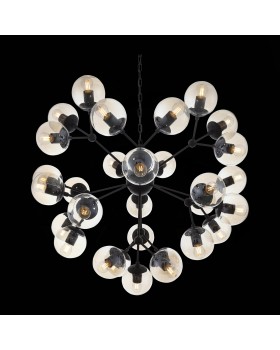 SL549.413.30 Люстра подвесная ST-Luce Черный/Янтарный E27 30*40W (из 2-х коробок) STAMPO-foto8