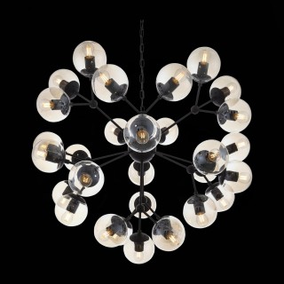 SL549.413.30 Люстра подвесная ST-Luce Черный/Янтарный E27 30*40W (из 2-х коробок) STAMPO-foto8