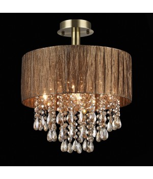 SL893.732.05 Люстра потолочная ST-Luce Античная бронза/Коричневый, Коньячный E14 5*40W LUSSO-foto2