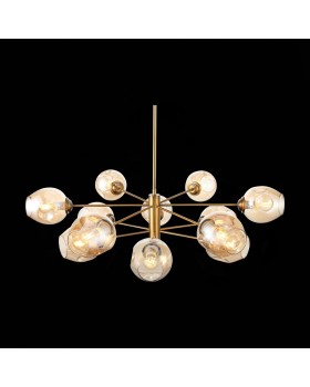 SL1500.203.12 Светильник подвесной ST-Luce Золотистый/Янтарный E14 12*40W FOVIA-foto7