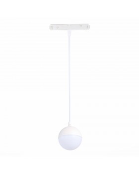 ST358.533.07 Магнитный трековый светильник подвесной белый LED 1*7W 3000K 520Lm Ra>80 120° IP20 D90xH90 48V PIBOLE-foto3