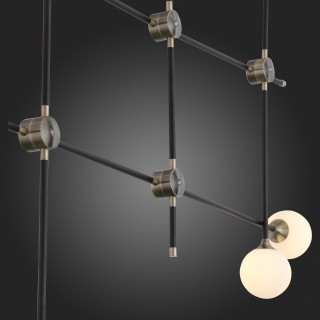 SL429.403.06 Светильник подвесной ST-Luce Черный, Золото/Белый G9 6*5W BASTONCINO-foto9