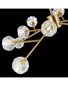 SL1166.303.12 Светильник подвесной ST-Luce Латунь/Прозрачный G9 LED 12*5W ROMANO-foto6