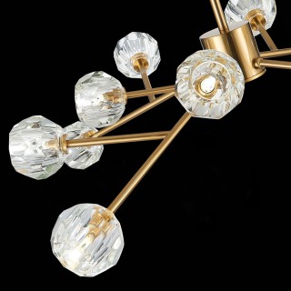 SL1166.303.12 Светильник подвесной ST-Luce Латунь/Прозрачный G9 LED 12*5W ROMANO-foto6