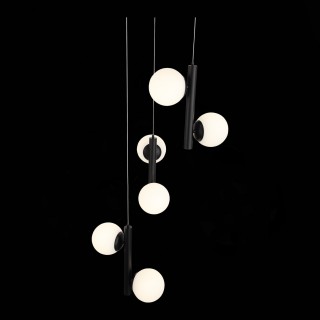 SL395.403.06 Люстра подвесная ST-Luce Черный/Белый LED 6*8W 4000K DONOLO-foto6