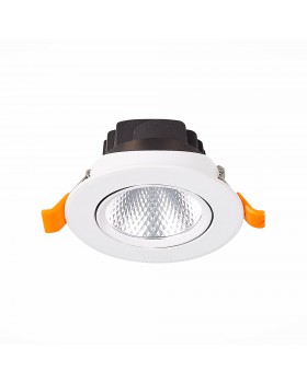 ST211.548.06.24 Св-к встр. Белый LED 1*6W 4000K 480Lm Ra80 24° IP20 D86xH50 220-240V MIRO-foto2